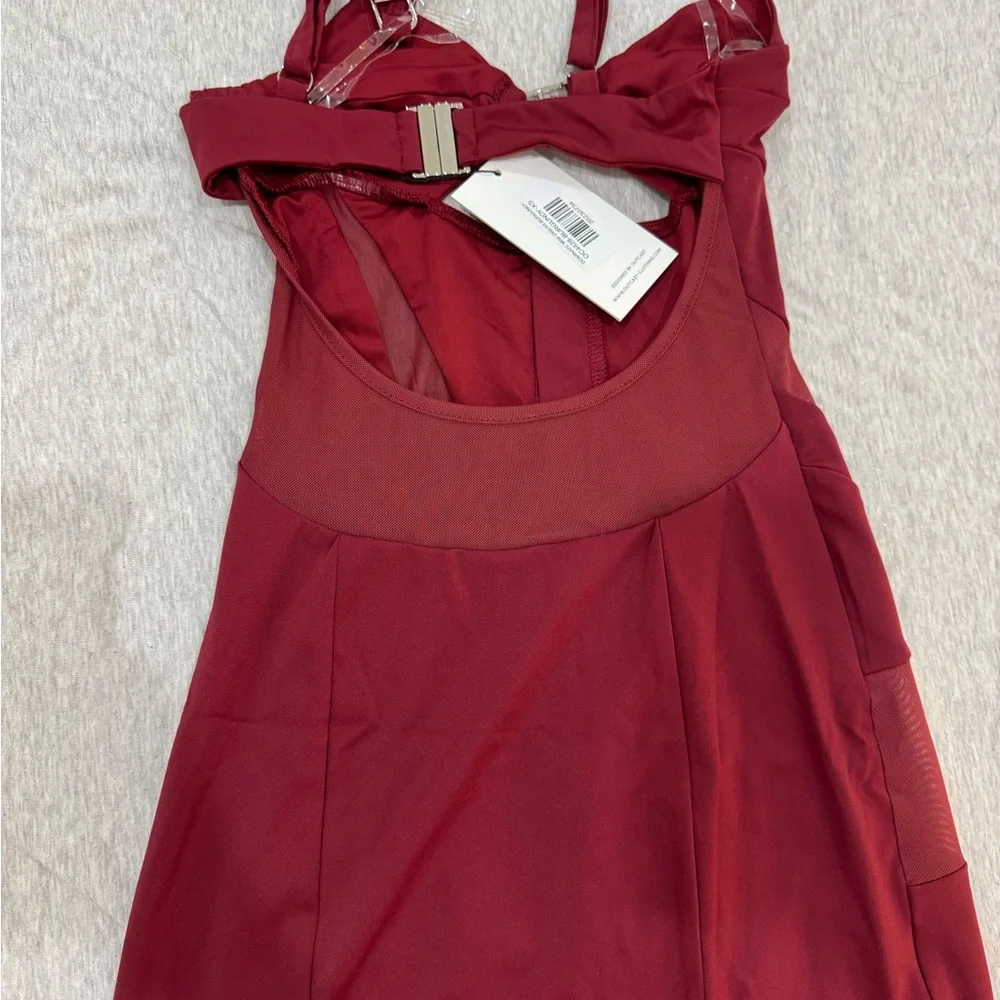 OUTCAST DOMINATE RED MINI DRESS - Picture 14 of 15